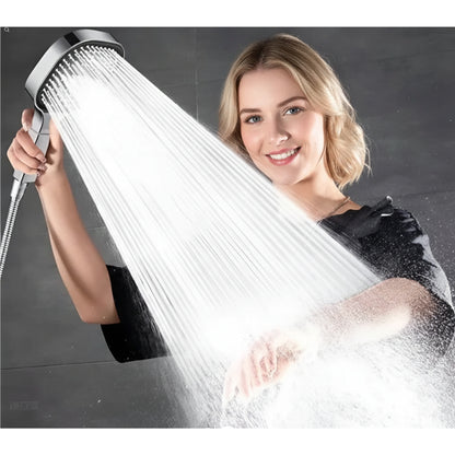 Handheld Shower Head With Turbo Boost Filtration And Multiple Spray Modes - Image 1