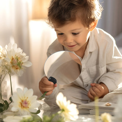 Hands-Free Necklace Magnifying Glass With 5x Lens For Reading And Close-Up Tasks - Image 4