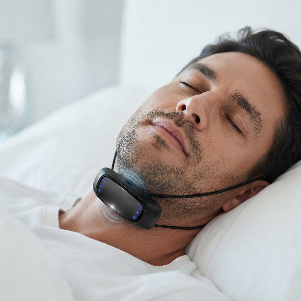 Anti-Snoring Health Device With Ems Pulse Technology And Adjustable Intensity - Image 1