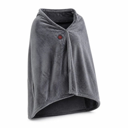 Heated Blanket Shawl With USB Rechargeable 3 Heat Levels - Image 1