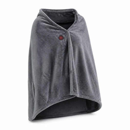 Heated Blanket Shawl With USB Rechargeable 3 Heat Levels - Image 1