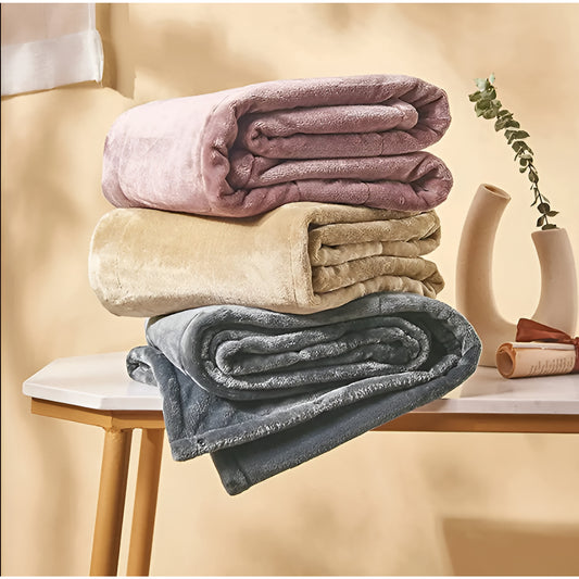 Heated Blanket With USB Rechargeable Plush Design - Image 1
