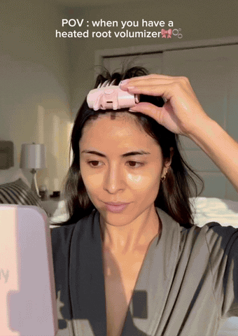 Heated Hair Clamp For Instant Root Lift Cordless Volume Booster For Fine Flat Hair - Image 9