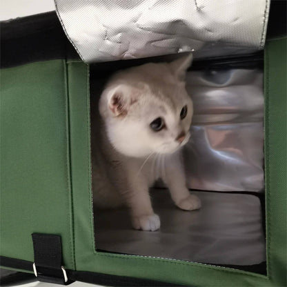 Heated Outdoor Cat House With Waterproof Shelter - Image 3