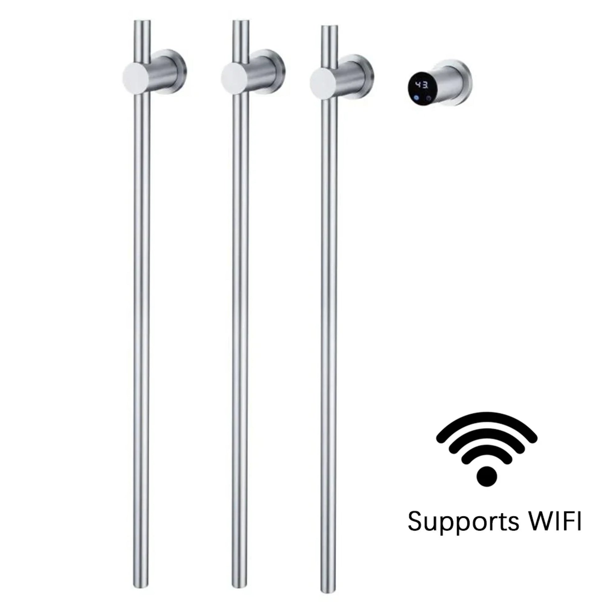Heated Towel Rack Electric Wall Mounted Bathroom Warmer - Image 10