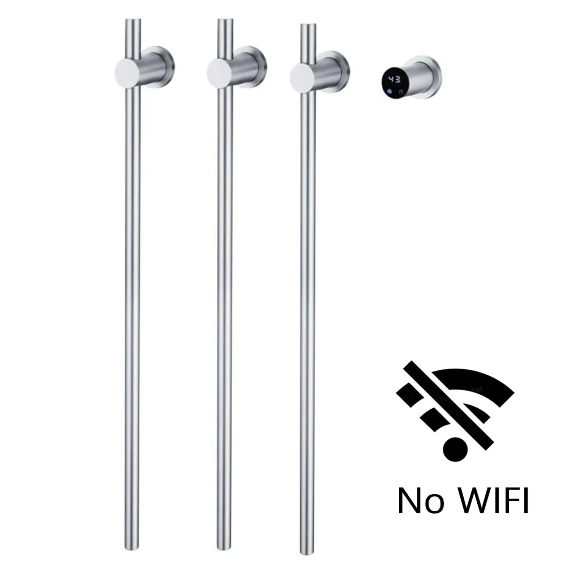 Heated Towel Rack Electric Wall Mounted Bathroom Warmer - Image 9