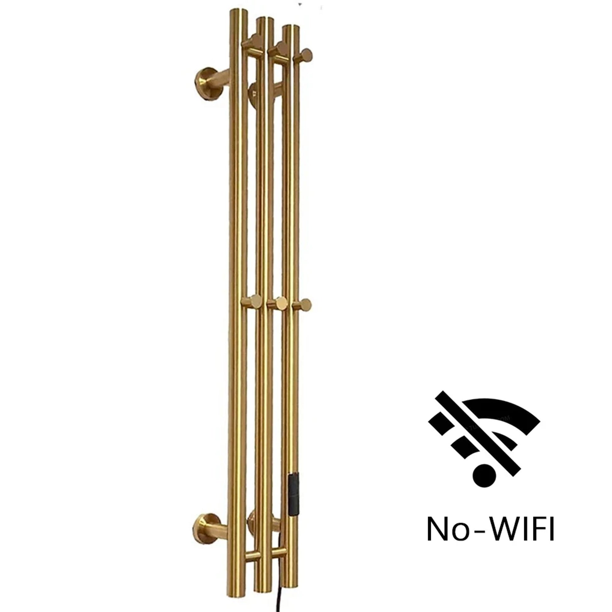 Heated Towel Rack Wall Mount Bathroom Electric Rail With Digital Control And Secure Hooks 304 Stainless Steel Design - Image 9