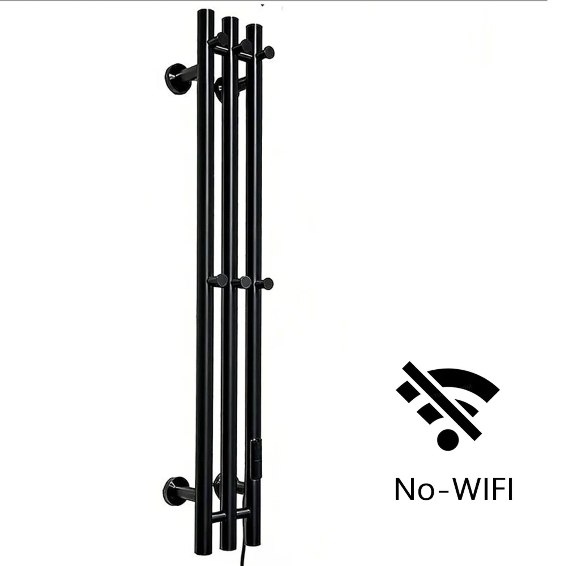 Heated Towel Rack Wall Mount Bathroom Electric Rail With Digital Control And Secure Hooks 304 Stainless Steel Design - Image 7