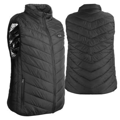 Heated Vest For Men With USB Rechargeable Battery Powered Puffer Stand Collar - Image 5