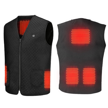 Heated Vest Women With Diamond Quilted Slim Fit And USB Rechargeable Design - Image 1