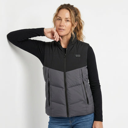Heated Vest Women With USB Rechargeable Battery Powered Puffer Stand Collar - Image 6