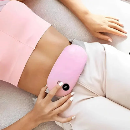 Heating Pad For Menstrual Discomfort With Heat And Massage Therapy - Image 1
