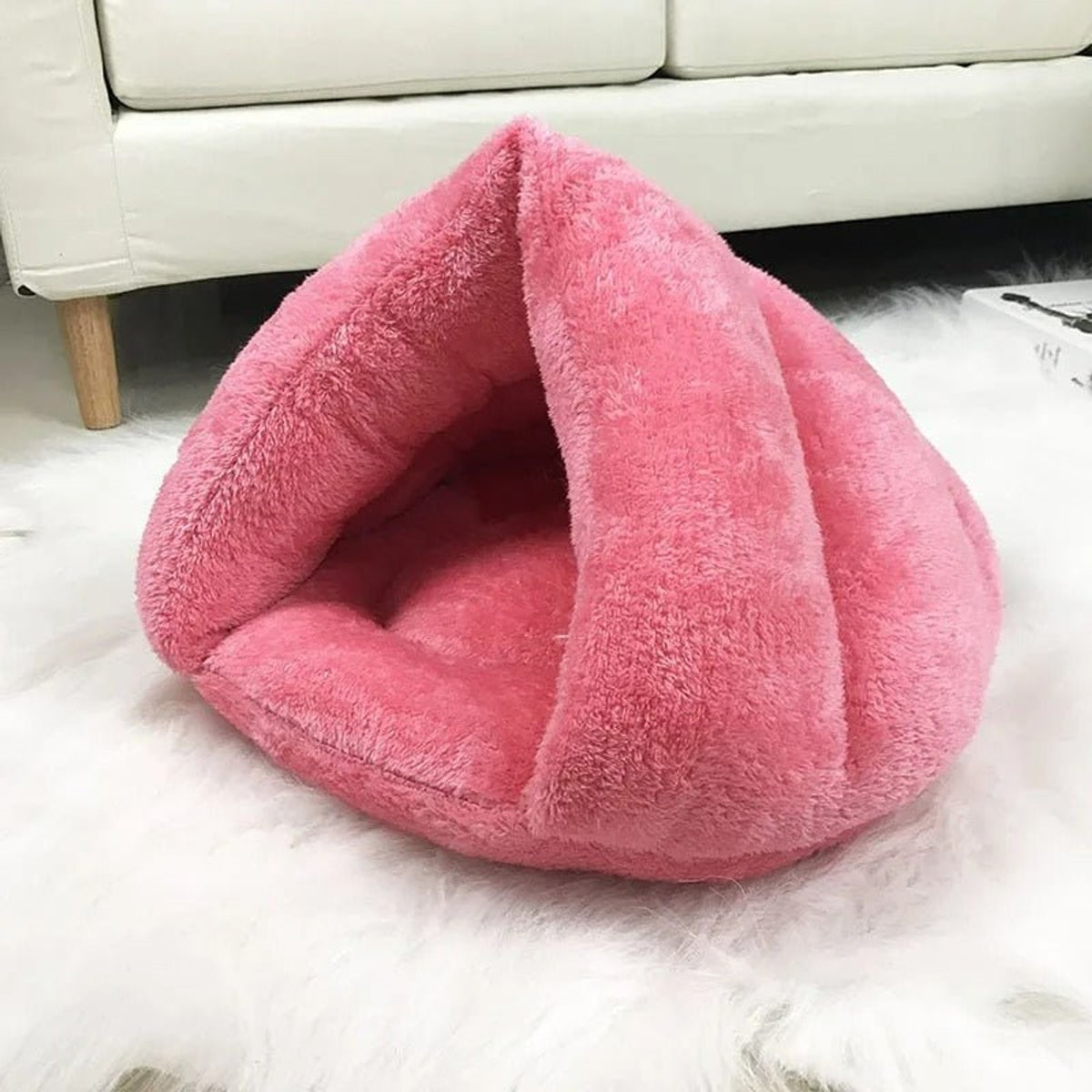 Heating Pet Bed With Washable Cave-Style Design For Cats And Dogs - Image 3
