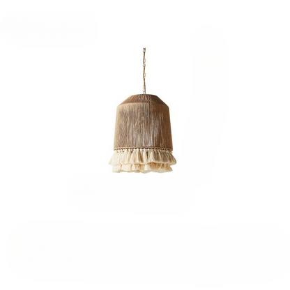 Hemp Fringe Chandelier Vintage Bohemian - Image 5