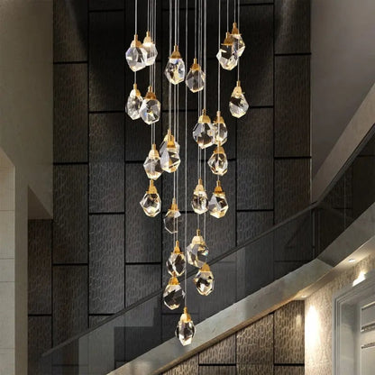 High Ceiling Modern Crystal Chandelier - Image 1