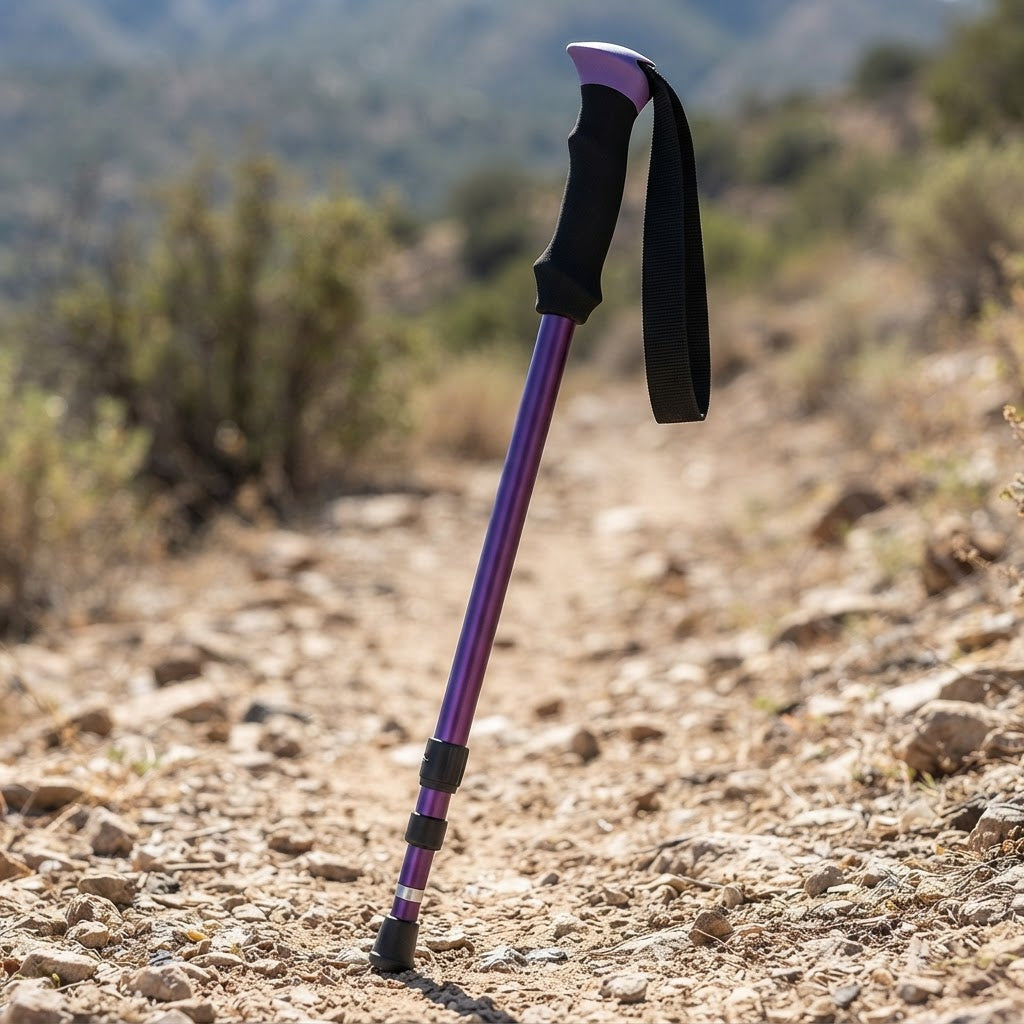 Lightweight Adjustable Hiking Poles With Quick-Lock For Trekking And Walking - Image 5