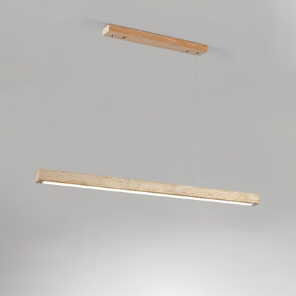 Imiror Straight Travertine Pendant Light - Image 3
