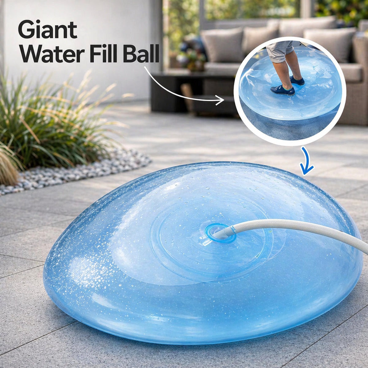 Inflatable Ball For Kids Tear-Resistant Tpr Outdoor Play - Image 10