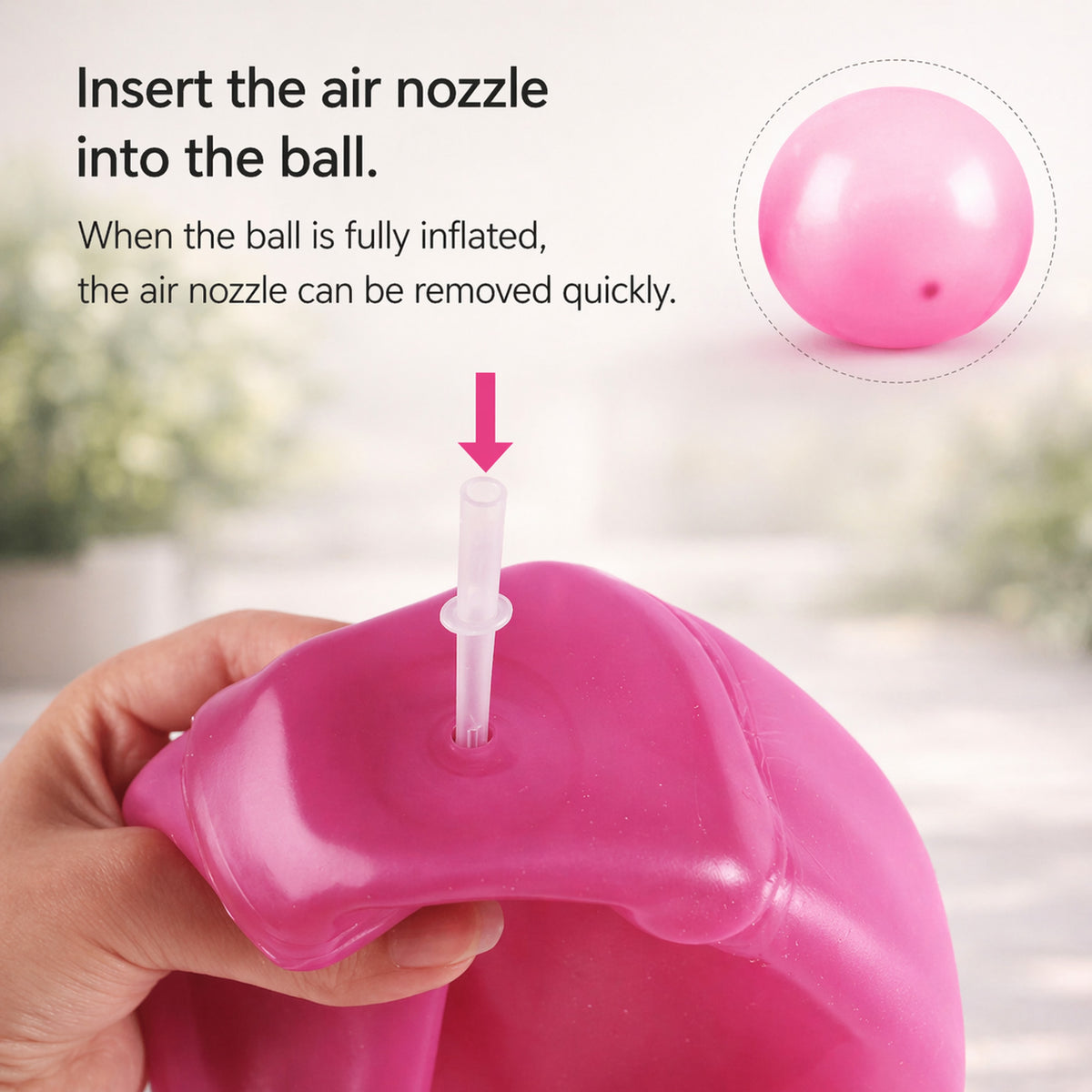 Inflatable Ball For Kids Tear-Resistant Tpr Outdoor Play - Image 11
