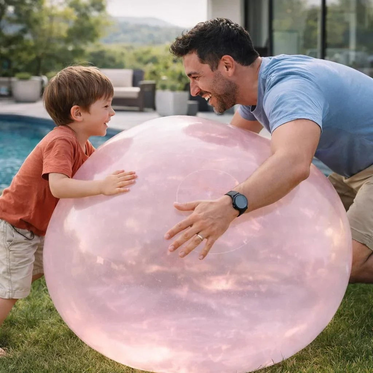 Inflatable Ball For Kids Tear-Resistant Tpr Outdoor Play - Image 5