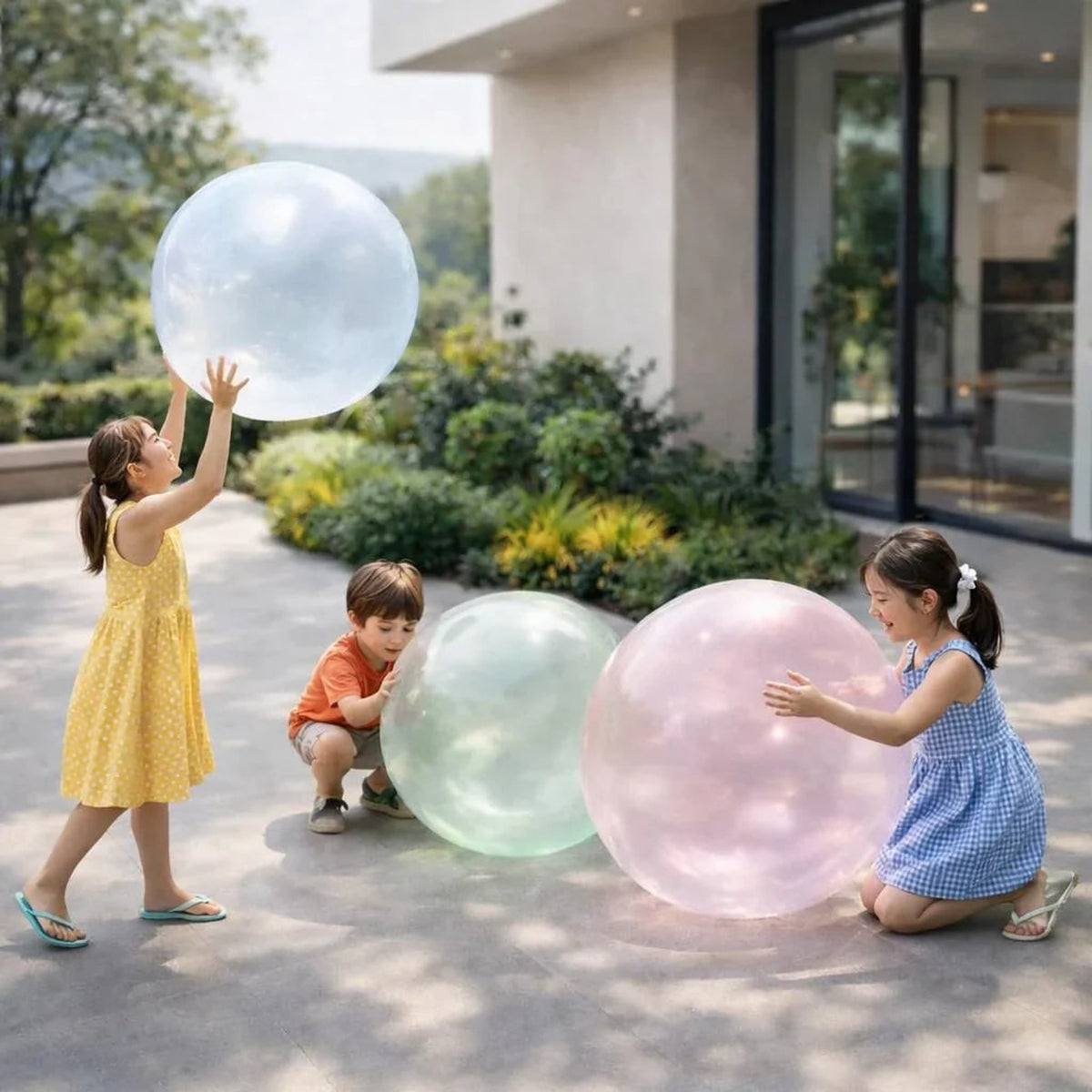 Inflatable Ball For Kids Tear-Resistant Tpr Outdoor Play - Image 6