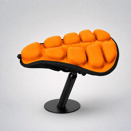 Inflatable Bike Seat Cover With Multiple Air Chambers And Elastic Straps - Image 1