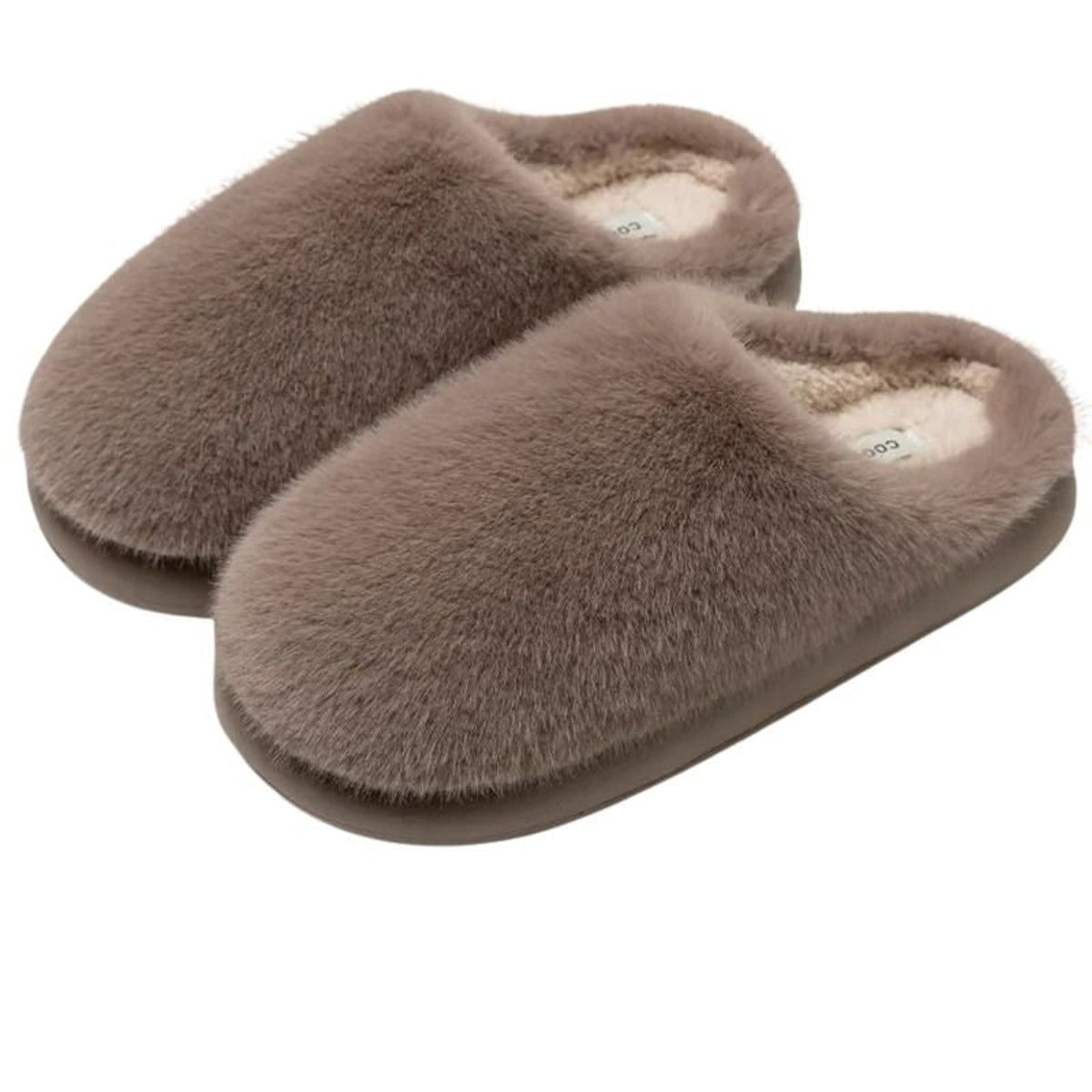 Insulated Indoor Slippers With Plush Heated Lining - Image 1