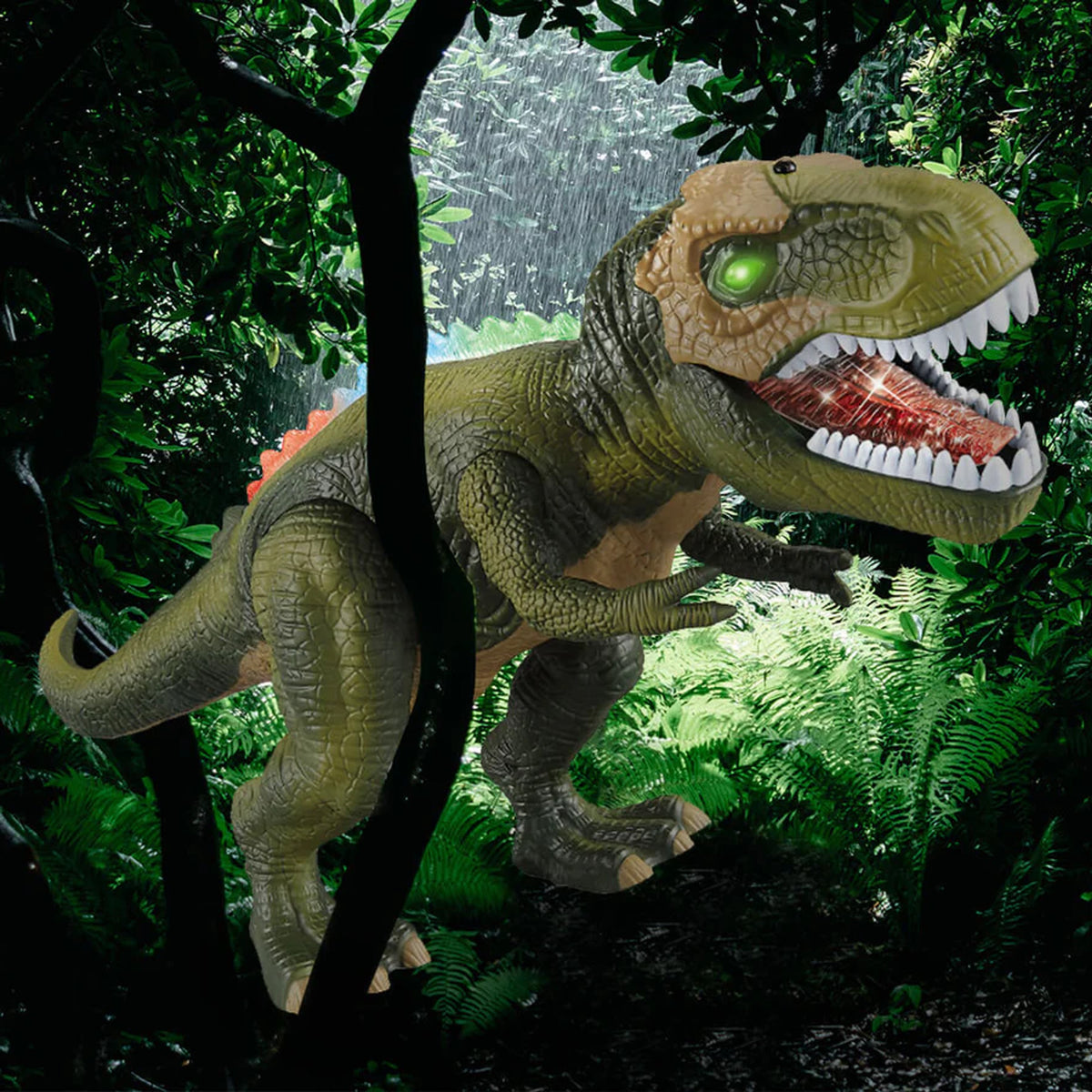 Interactive Dinosaur Toy With Remote Control Walking T-Rex With Light-Up LED Effects - Image 6