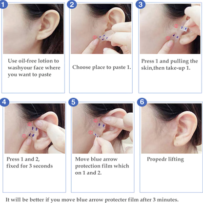 Invisible Face Lifter Tape For Instant Lifting And Wrinkle Reduction 40 Pieces - Image 6