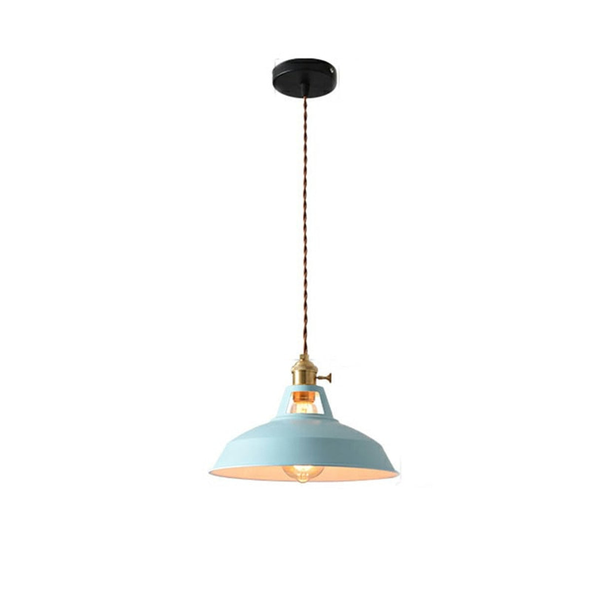 Iron Single Socket Pendant Lamp - Image 2