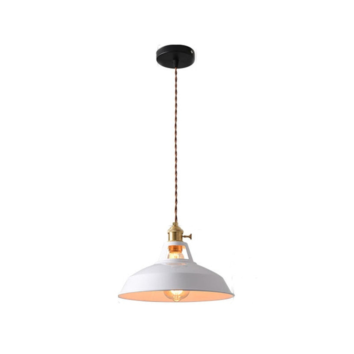 Iron Single Socket Pendant Lamp - Image 4