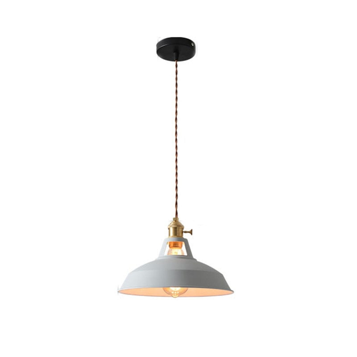 Iron Single Socket Pendant Lamp - Image 6