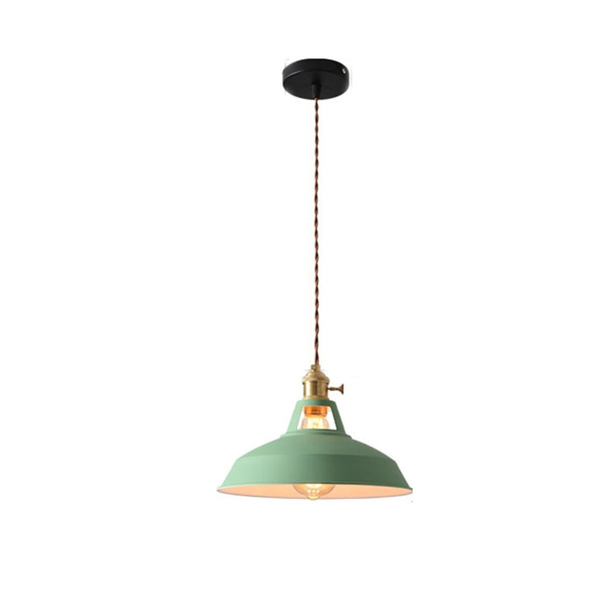 Iron Single Socket Pendant Lamp - Image 7
