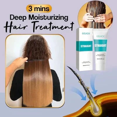 Keratin Smoothing Cream For Frizz- Silky Hair With Long-Lasting Results - Image 2