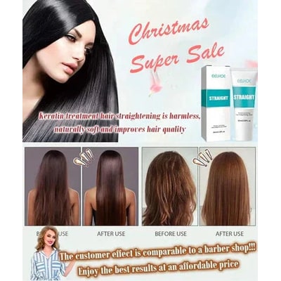 Keratin Smoothing Cream For Frizz- Silky Hair With Long-Lasting Results - Image 5