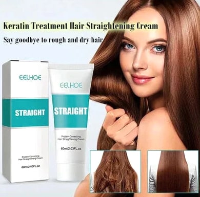 Keratin Smoothing Cream For Frizz- Silky Hair With Long-Lasting Results - Image 9