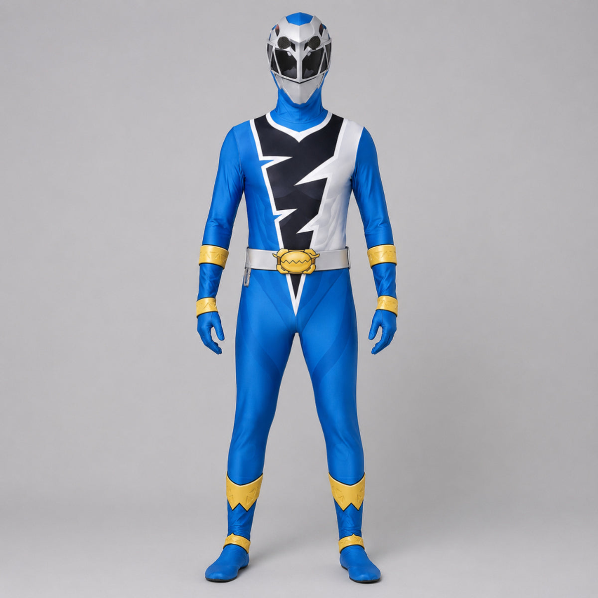 Kids' Halloween Costume Jumpsuit Superhero With Lightning Bolt Chest Panel Full-Body - Image 5