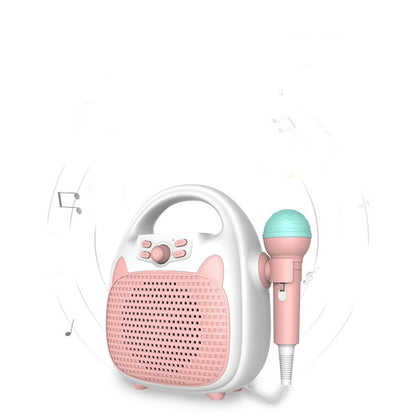 Kids Karaoke Machine With Bluetooth Disco Lights And Rechargeable Battery - Image 1