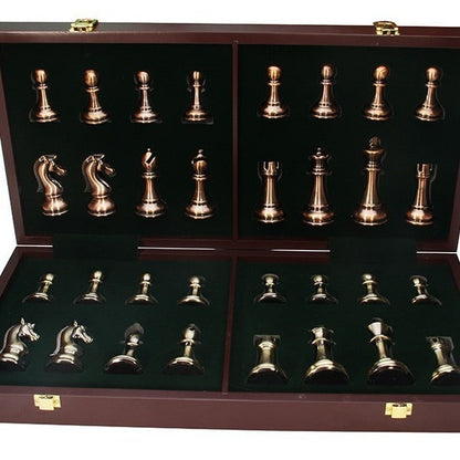Large Metal Chess Set With Acrylic Pieces - Image 6