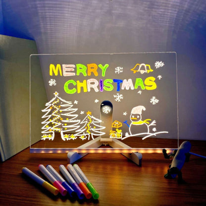 LED Drawing Board For Kids Illuminated Creative Writing Tablet With Reusable Surface - Image 3