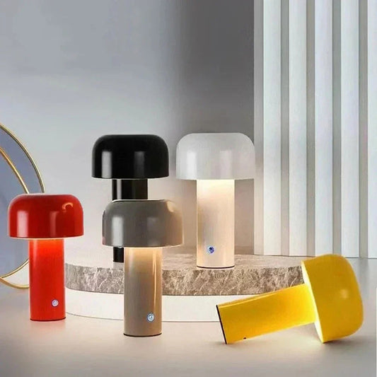 LED Portable Mushroom Table Lamp - Image 1