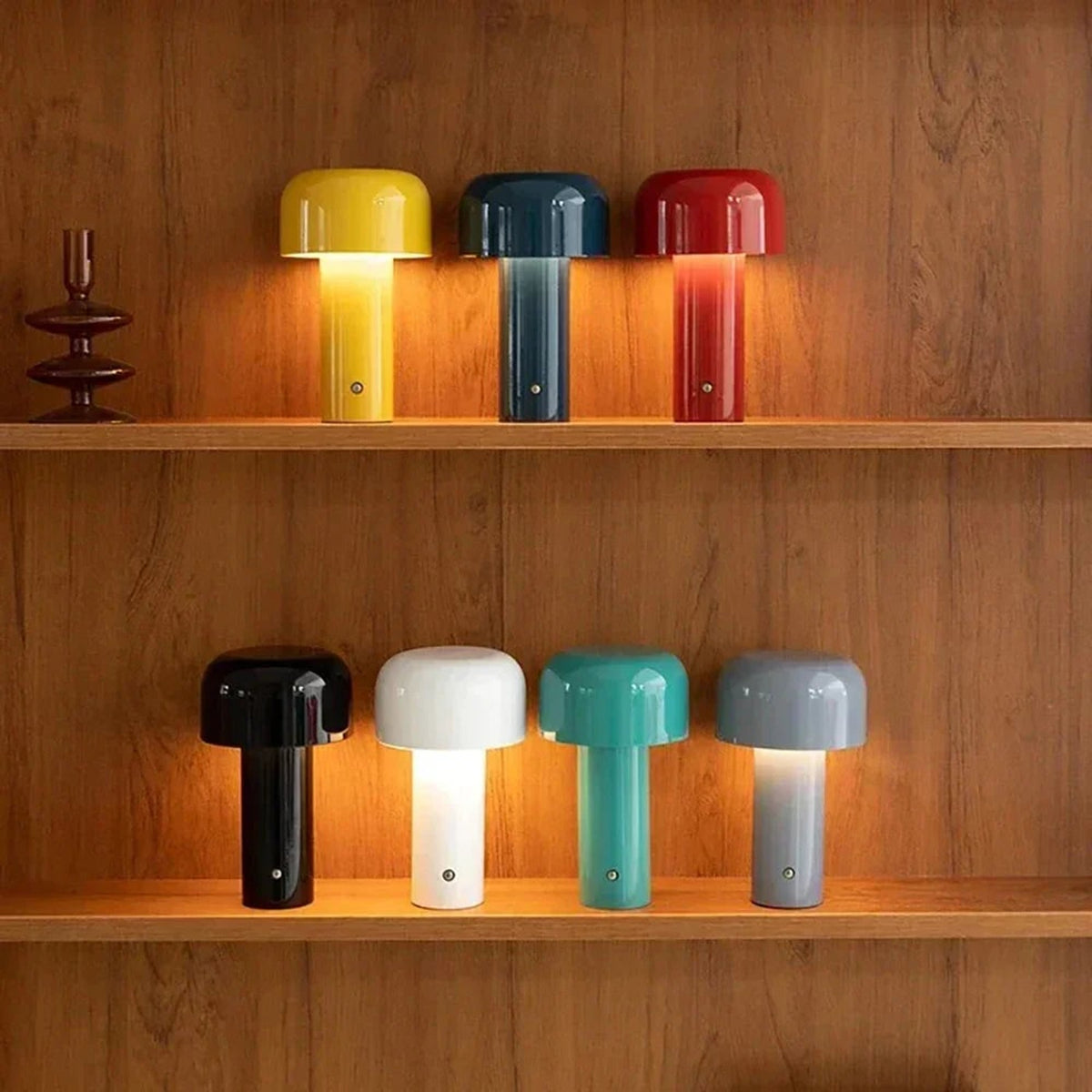 LED Portable Mushroom Table Lamp - Image 2