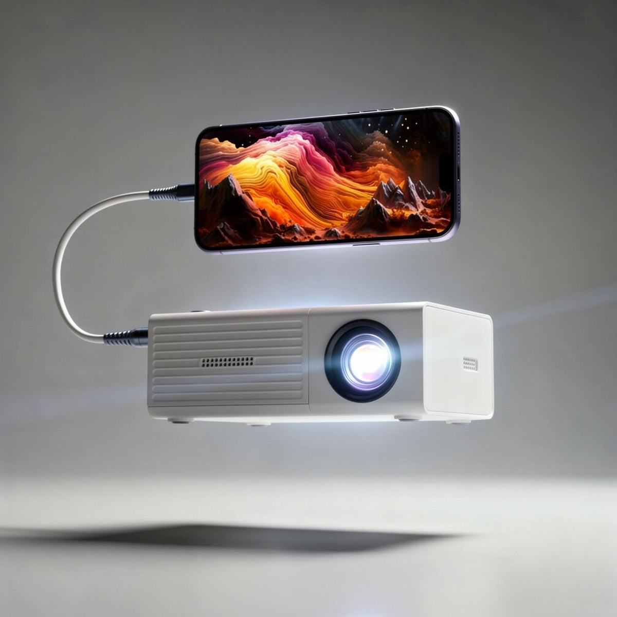 Leinwandia Mini Portable Projector For Home Cinema And Gaming - Image 1