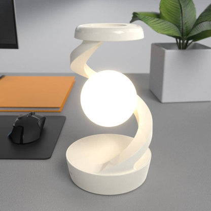 Levitating Moon Lamp With Wireless Charging Base - Image 7