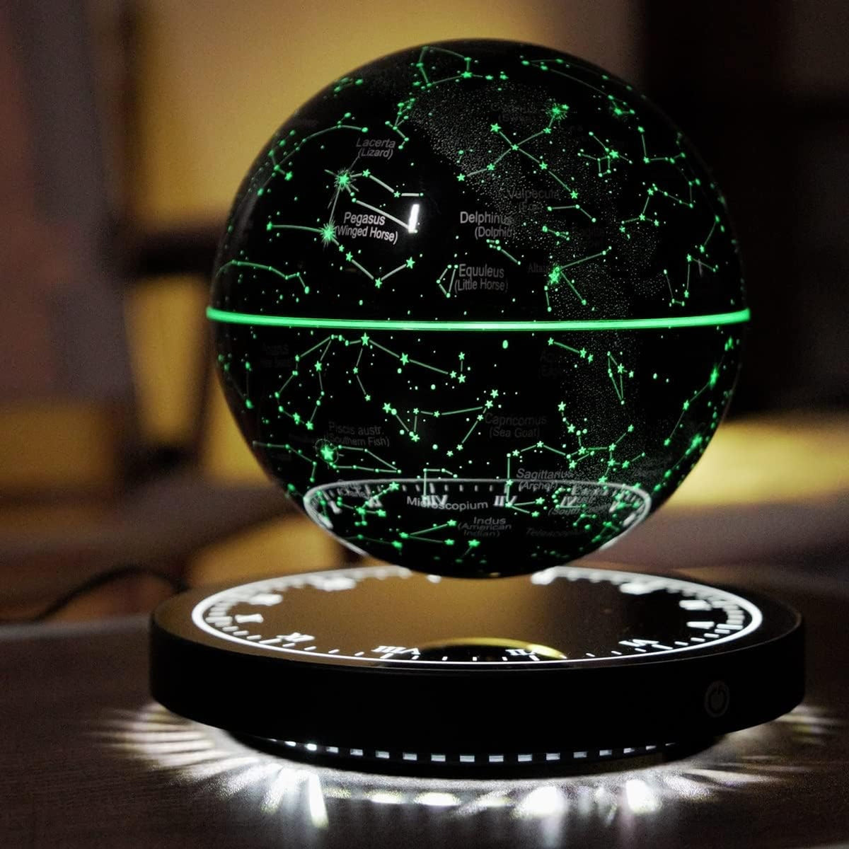 Levitating Star Globe With Magnetic Constellation Map - Image 1