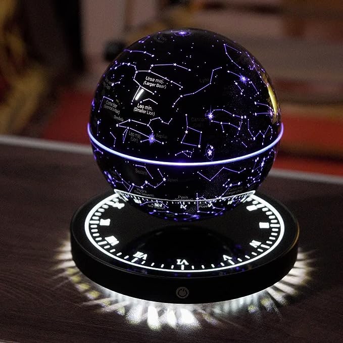 Levitating Star Globe With Magnetic Constellation Map - Image 10