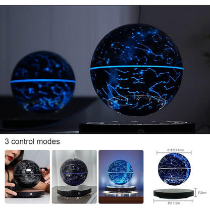 Levitating Star Globe With Magnetic Constellation Map - Image 11