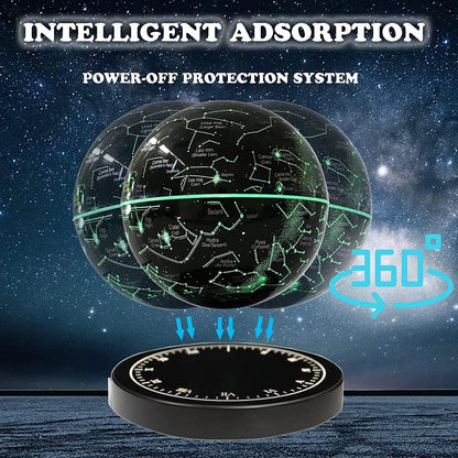 Levitating Star Globe With Magnetic Constellation Map - Image 12