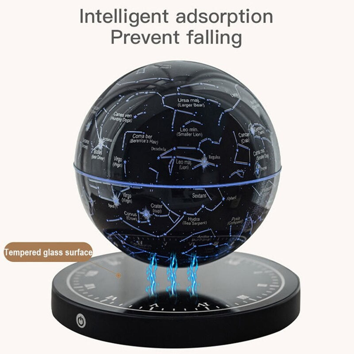 Levitating Star Globe With Magnetic Constellation Map - Image 15