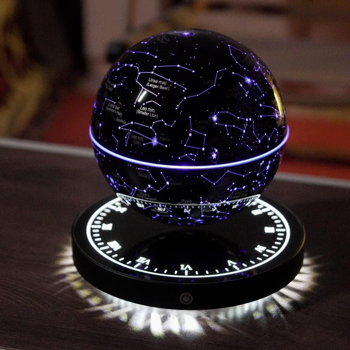 Levitating Star Globe With Magnetic Constellation Map - Image 2